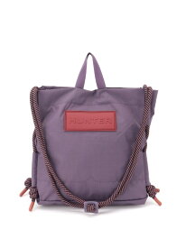 HUNTER (U)トラベル リップストップ リサイクル ナイロン トート バッグ ハンター バッグ トートバッグ イエロー パープル【送料無料】