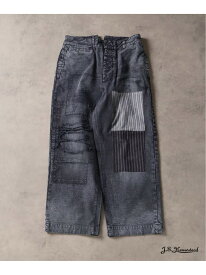 JOURNAL STANDARD 《予約》J.S.Homestead / ユーロ ワーク パッチワーク パンツ ジャーナル スタンダード パンツ その他のパンツ グレー ネイビー【先行予約】*【送料無料】