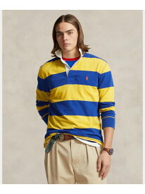 POLO RALPH LAUREN クラシック フィット ストライプド ジャージー ラグビー シャツ ラルフローレン トップス カットソー・Tシャツ イエロー【送料無料】