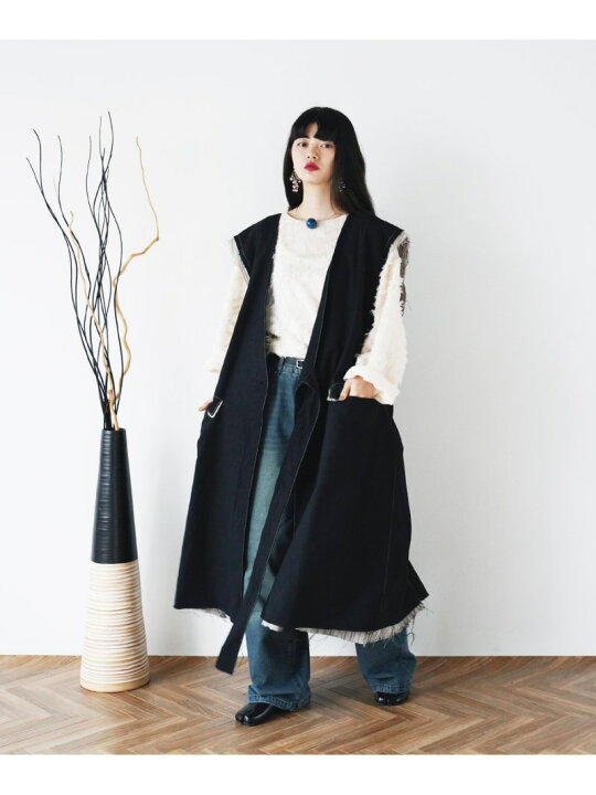 楽天市場】Aphlotus アプロタス 裏地配色カットオフタイロッケンジレ 
