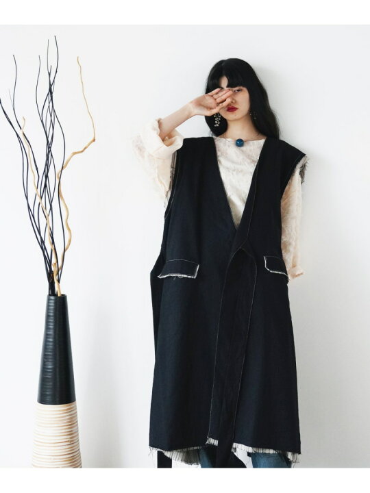 楽天市場】Aphlotus アプロタス 裏地配色カットオフタイロッケンジレ 