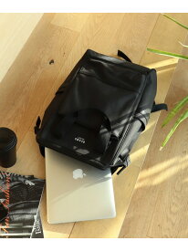 BEAMS HEART MEN 【A4サイズ対応】ポリエステル 杢素材 2WAY バックパック リュック ビジネス お仕事 15.5L ビームス ハート バッグ リュック・バックパック ブラック グレー【送料無料】