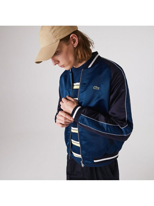 楽天市場】【SALE／30%OFF】LACOSTE ショートリバーシブルジャケット 