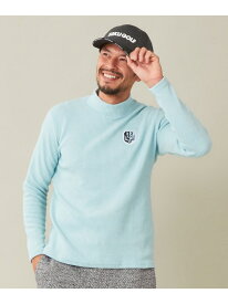 23区GOLF 冬の定番トップス【MEN】【吸湿発熱】グランサーモワッフル モックネックシャツ ニジュウサンクゴルフ トップス カットソー・Tシャツ ブルー ホワイト グリーン ネイビー【送料無料】