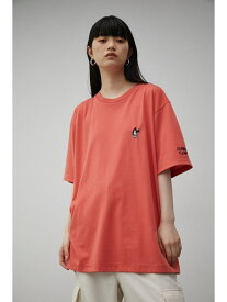 AZUL BY MOUSSY 【SUNBEAMS CAMPERS】ONE POINT LOGO TEE アズールバイマウジー トップス カットソー・Tシャツ ホワイト ブラック オレンジ