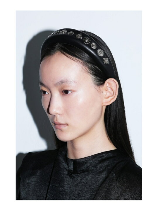 楽天市場】TOGA ARCHIVES Leather headband 1 トーガ ヘア 