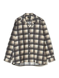 BEAMS PLUS MOJITO / ABSHINTH SHIRT Bar.2.0 Cotton Flannel Plaid ビームス メン トップス シャツ・ブラウス グレー【送料無料】