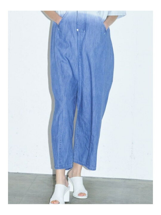 楽天市場】MIDIUMISOLID MIDIUMISOLID for Ladiesデニムジャンプスーツ 