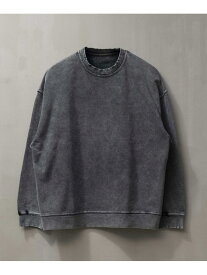 MAISON SPECIAL Chemical Over-Dye Heavy-Weight Sweat Prime-Over Crew Neck Pullover メゾンスペシャル トップス スウェット・トレーナー ブラック ホワイト パープル レッド ブラウン【送料無料】