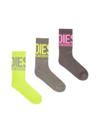 【SALE／20%OFF】DIESEL メンズ ソックス 3足パック SKM-RAY-3PACK-CUSHIONED ディーゼル 靴下・レッグウェア 靴下 ブラック【RBA_E】【送料無料】
