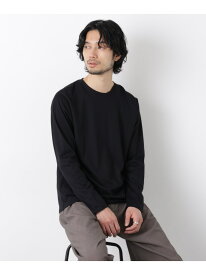 NANO universe Anti Soaked(R)汗染み防止 クルーネックTシャツ ナノユニバース トップス カットソー・Tシャツ ホワイト グレー ブラック【送料無料】