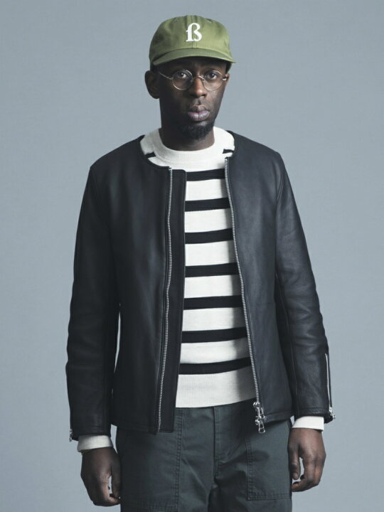 楽天市場】【SALE／40%OFF】BAL *COLLARLESS LEATHER JACKET バル  