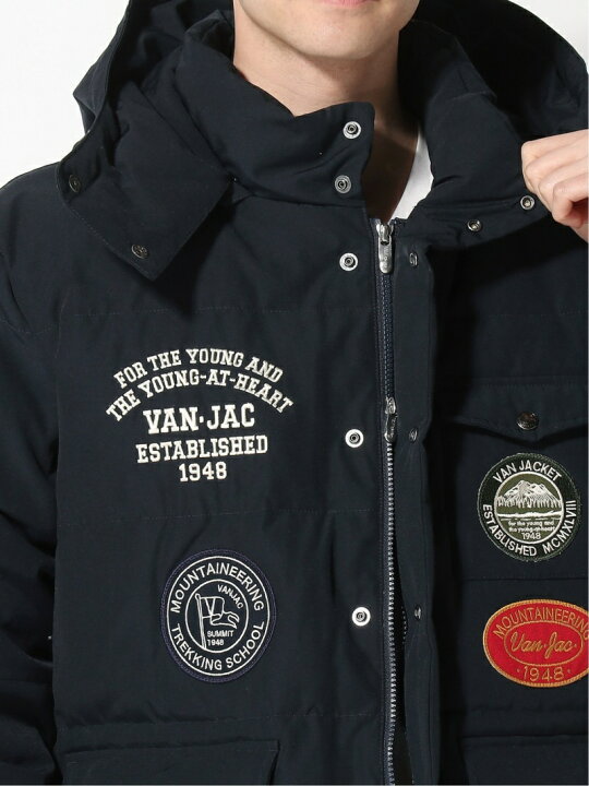 楽天市場】【SALE／30%OFF】VAN ワッペンダウンジャケット ヴァン 