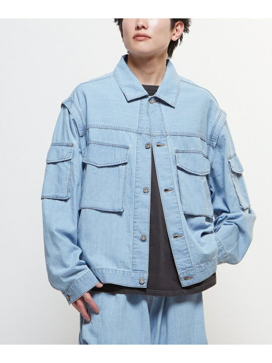 楽天市場】【SALE／50%OFF】CONVERSE TOKYO 2WAY DETACHABLE DENIM 