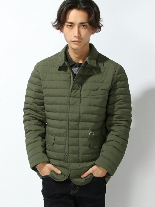 楽天市場】【SALE／30%OFF】LACOSTE (M)防水性キルトジャケット 