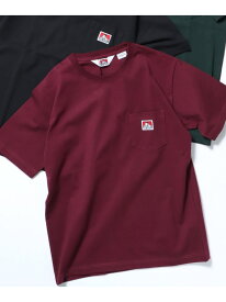 BEN DAVIS / WHITE LABEL 【BEN DAVIS(ベンデイビス)】BEN'S POCKET TEE(REG) ナバル トップス カットソー・Tシャツ ワインレッド ホワイト グレー ブラック ネイビー