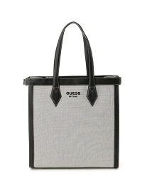 【SALE／50%OFF】GUESS (M)NEW WANDERLUXE Tote ゲス バッグ トートバッグ ブラック ブラウン【RBA_E】【送料無料】