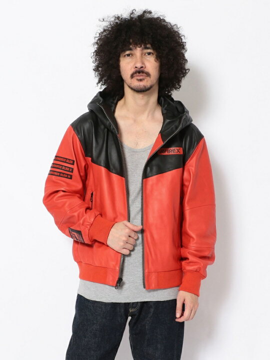 楽天市場】【SALE／47%OFF】AVIREX レザートラックジャケット 