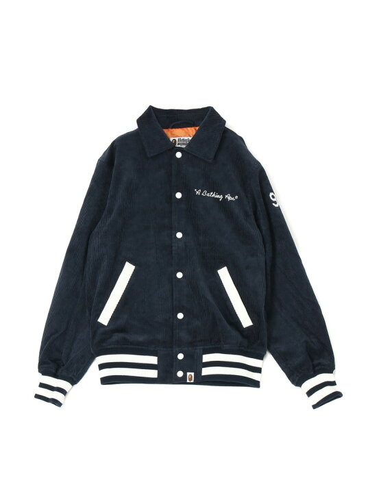 楽天市場】A BATHING APE GENERAL CORDUROY VARSITY JACKET ア 