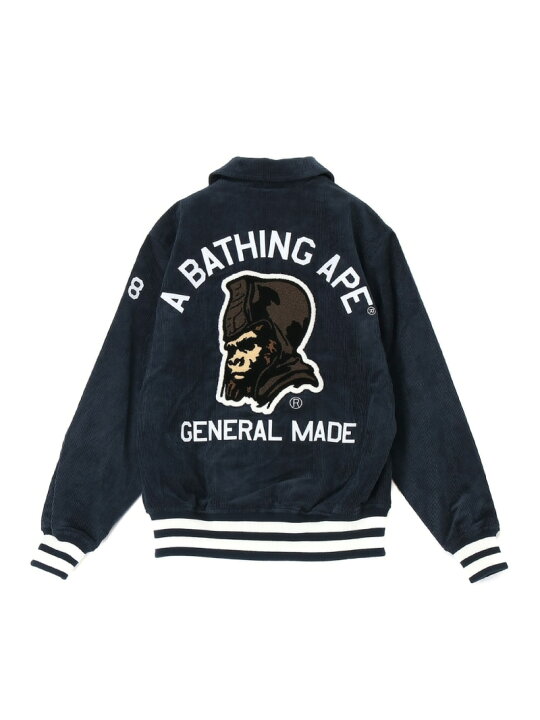楽天市場】A BATHING APE GENERAL CORDUROY VARSITY JACKET ア 