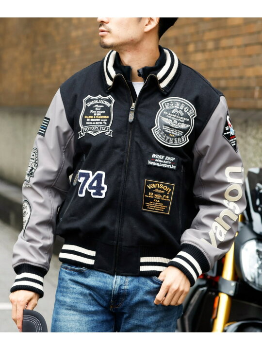 Vanson Leathers BCBMスタジャン 