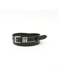 ABAHOUSE LASTWORD OILED LEATHER BLACK NARROW BELT【予約】 アバハウス ファッション雑貨 ベルト レッド【先行予約】*