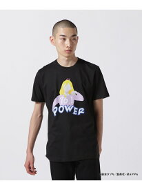 B'2nd チェンソーマン * maxsix * B'2nd / POWER TEE ビーセカンド トップス カットソー・Tシャツ ホワイト ブラック【送料無料】