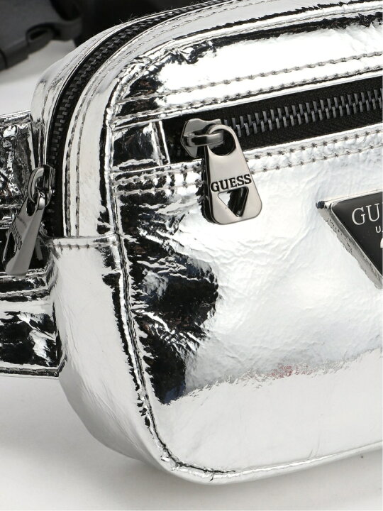 楽天市場】GUESS (U)Metallic Crossbody Belt Bag ゲス バッグ ボディ 