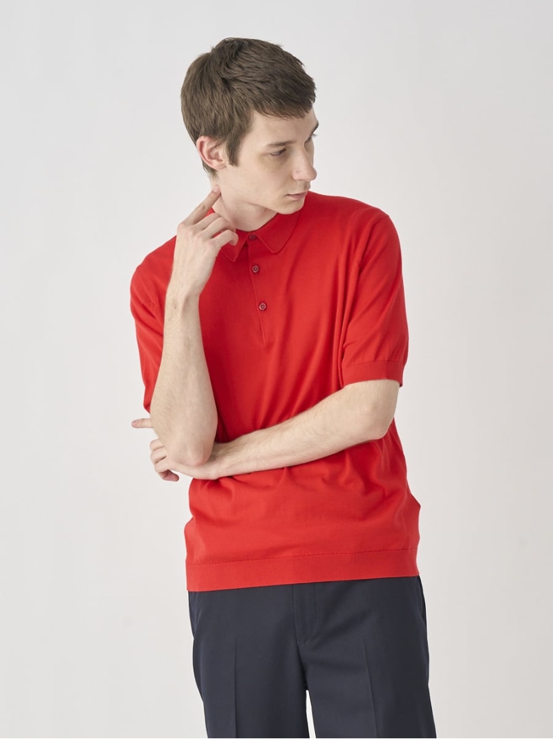 JOHN SMEDLEY Polo Shirt ｜ REID ｜ 30G MODERN FIT ジョンスメドレー トップス ニット【送料無料】：Rakuten Fashion Men