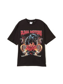 PUMA PUMA PUMA x A$AP ROCKY MOTORS TEE PUMA BLACK アトモス トップス カットソー・Tシャツ ブラック【送料無料】