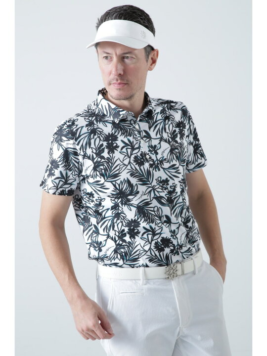 楽天市場】St ANDREWS COOLMAXボタニカルプリント半袖シャツ (MENS 