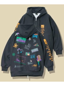 go slow caravan ヘビースウェットx裏ワッフルgscいっぱい ZIPパーカー (MENS) ゴースローキャラバン トップス スウェット・トレーナー グレー ベージュ【送料無料】