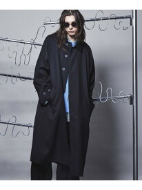 【SALE／40%OFF】MAISON SPECIAL 《ユニセックスアイテム》ションヘルプライムオーバーツイルステンカラーコート【MAISON SPECIAL/メゾンスペシャル】 メゾンスペシャル ジャケット・アウター ステンカラーコート ブラック ブルー グリーン イエロー【RBA_E】【送料無料】