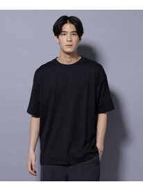 NANO universe Anti Soaked(R) 汗染み防止 クルーネック ビッグシルエットTシャツ ナノユニバース トップス カットソー・Tシャツ グレー ホワイト ブルー ブラック【送料無料】
