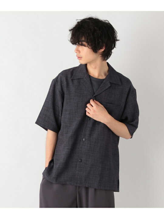 楽天市場 Sale 28 Off Global Work M スズリラシャツ グローバルワーク シャツ ブラウス 半袖シャツ ブラウン グレー ベージュ Rba E Rakuten Fashion Men