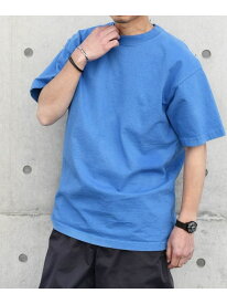 【SALE／50%OFF】SHIPS any 【SHIPS any別注】LOS ANGELES APPAREL: 8.5oz ガーメントダイ Tシャツ◇ シップス トップス カットソー・Tシャツ ホワイト オレンジ ブルー グリーン グレー ブラウン【RBA_E】