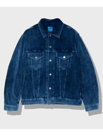 Good On GOOD ON/グッドオン KNIT CORDUROY G-JAN INDIGO SHAVE (MENS) ゴースローキャラバン ジャケット・アウター ブルゾン・ジャンパー【送料無料】