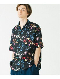 rehacer Botanical Garden Shirt S/S レアセル トップス シャツ・ブラウス ブラック【送料無料】