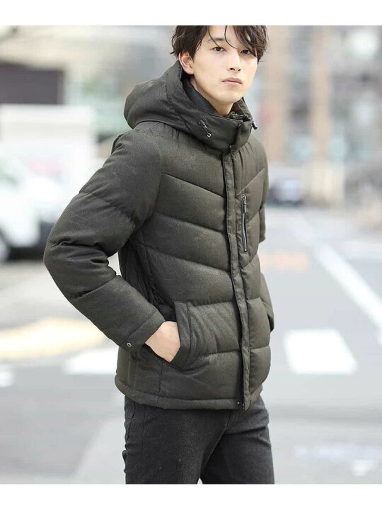 楽天市場】MK MICHEL KLEIN homme ダウンブルゾン/カモストレッチ 