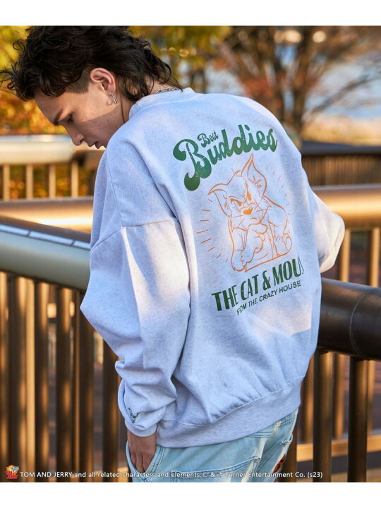 楽天市場】B ONE SOUL 【SEQUENZ】 TOM and JERRY BEST BUDDIES SWEAT 
