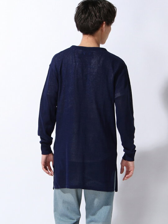 楽天市場】GGD (M)麻タッチロングカーデ エイチヴィシー トップス 