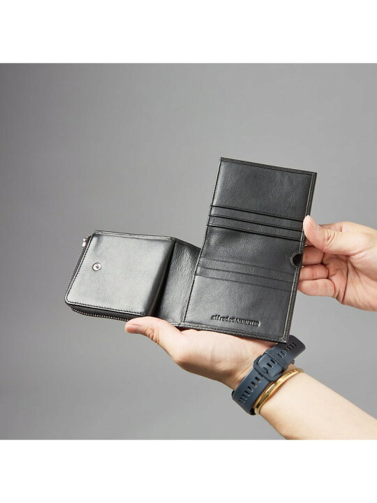 楽天市場】【SALE／50%OFF】alfredoBANNISTER スモールレザー三つ折り 