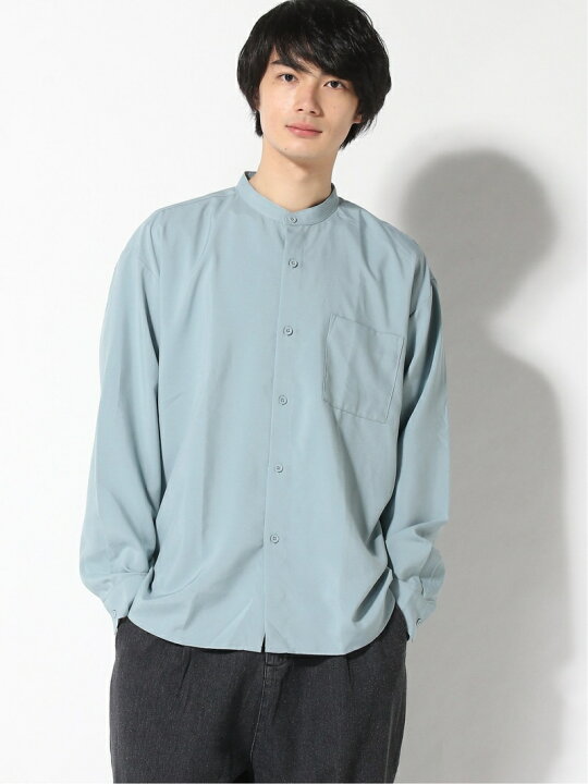 楽天市場 Sale 66 Off Wego Wego M バンドカラーシャツ ウィゴー シャツ ブラウス 長袖シャツ ブルー ピンク ホワイト Rba E Rakuten Fashion Men