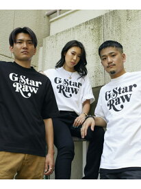 G-Star RAW 【公式ショップ】UNISEX FOXY BOXY T-SHIRT/オーバーサイズロゴTシャツ ジースターロゥ トップス カットソー・Tシャツ ホワイト【送料無料】