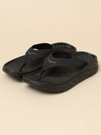 SHIPS MEN HOKA ONEONE: ORA RECOVERY FLIP シップス シューズ・靴 サンダル グレー ブラック【送料無料】