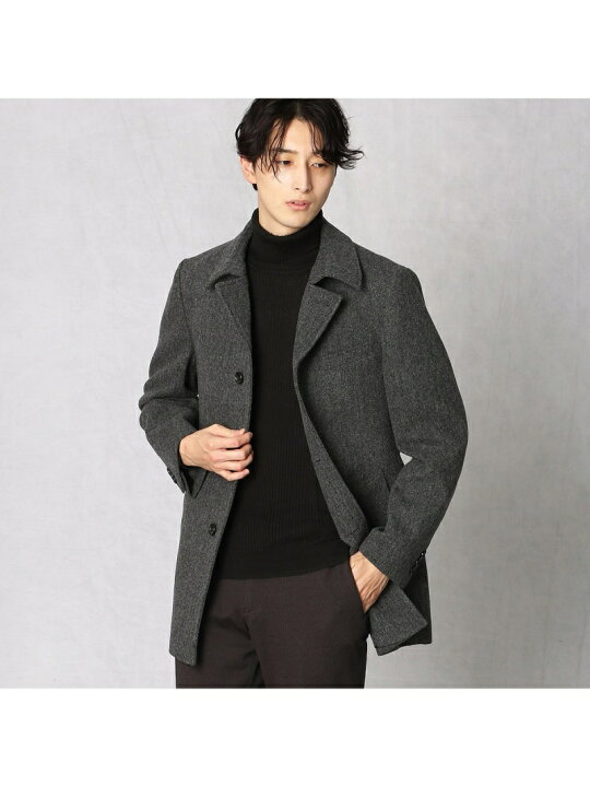 楽天市場】【SALE／50%OFF】COMME CA MEN ヘリンボーンツイードコート 