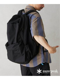 JOURNAL STANDARD relume 《追加予約》【SNOWPEAK / スノーピーク】別注 Everyday Use BackPack "Huge" ジャーナル スタンダード レリューム バッグ リュック・バックパック ブラック【先行予約】*【送料無料】