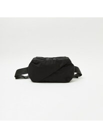 alfredoBANNISTER 【軽量,撥水】9L 素材切替 ユーティリティ スリング ボディバッグ アルフレッド・バニスター バッグ ボディバッグ・ウエストポーチ ブラック【送料無料】