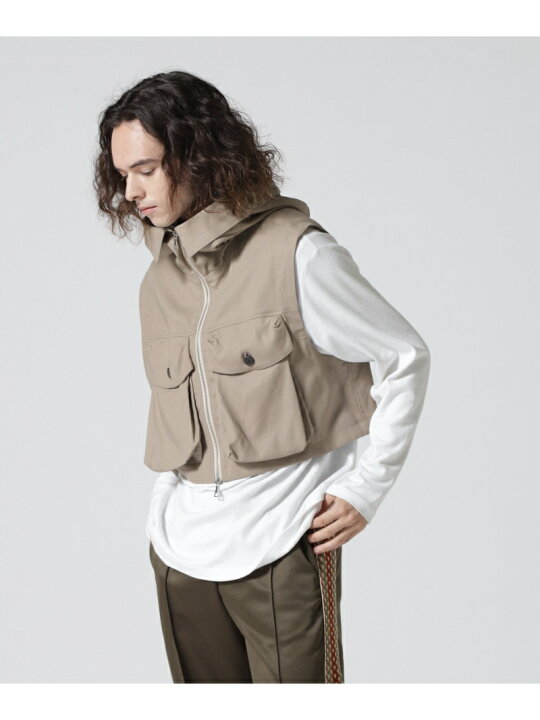 楽天市場】GARDEN TOKYO URU/ウル/HOODED VEST ガーデン トップス 
