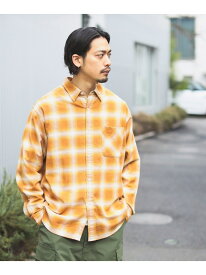 【SALE／20%OFF】B:MING by BEAMS B:MING by BEAMS / オンブレチェック レギュラーカラー シャツ ビーミング ライフストア バイ ビームス トップス シャツ・ブラウス イエロー ブルー【RBA_E】【送料無料】